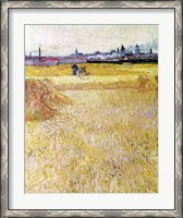Framed Wheatfield with Sheaves, 1888