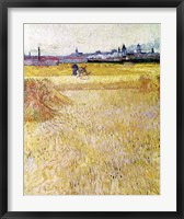 Framed Wheatfield with Sheaves, 1888