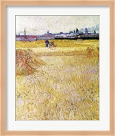 Framed Wheatfield with Sheaves, 1888