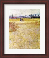 Framed Wheatfield with Sheaves, 1888