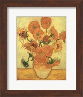 Framed Sunflowers, 1889