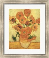 Framed Sunflowers, 1889