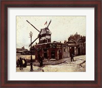 Framed Moulin de la Galette, 1886