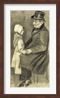 Framed Seated Man with his Daughter, 1882