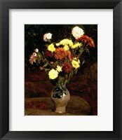 Framed Still Life of Flowers