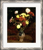 Framed Still Life of Flowers