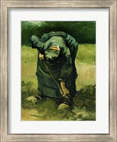 Framed Peasant Woman Digging, 1885