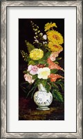 Framed Vase of Flowers, 1886