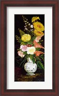 Framed Vase of Flowers, 1886