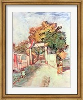 Framed French Street Scene