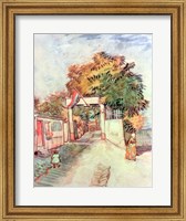 Framed French Street Scene