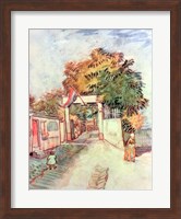 Framed French Street Scene