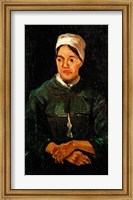 Framed Peasant woman from Nuenen, 1885