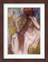 Framed Woman Combing her Hair C