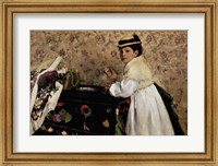 Framed Portrait of Hortense Valpincon as a Child, 1869