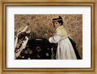 Framed Portrait of Hortense Valpincon as a Child, 1869