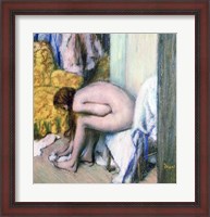 Framed After the Bath, Woman Drying her Left Foot, 1886