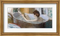 Framed Woman in her Bath, Sponging her Leg, c.1883