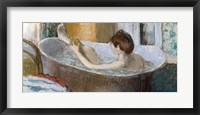 Framed Woman in her Bath, Sponging her Leg, c.1883