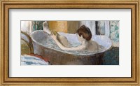 Framed Woman in her Bath, Sponging her Leg, c.1883