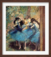 Framed Dancers in Blue, 1890