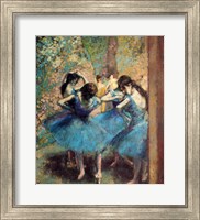 Framed Dancers in Blue, 1890