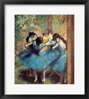 Dancers in Blue, 1890 Framed Print