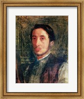 Framed Self Portrait as a Young Man