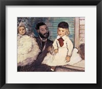 Framed Comte Le Pic and his Sons