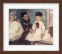 Framed Comte Le Pic and his Sons