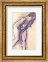 Framed Female Standing Nude
