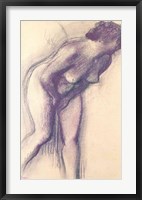 Framed Female Standing Nude