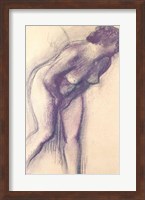 Framed Female Standing Nude