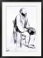 Framed Study for a portrait of Manet