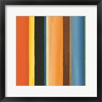 Framed 'Hampton Stripe II' border=