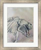Framed Dancer Fixing her Slipper, c.1865
