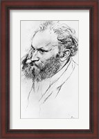 Framed Portrait of Edouard Manet