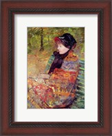 Framed Portrait of Mlle C. Lydia Cassatt, 1880