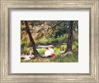 Framed Two Seated Women