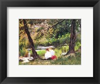 Framed Two Seated Women