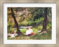 Framed Two Seated Women