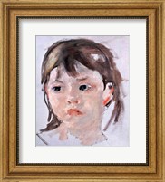 Framed Head of a Young Girl