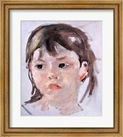 Framed Head of a Young Girl