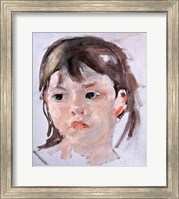 Framed Head of a Young Girl