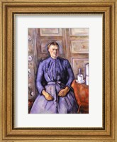 Framed Woman with a Coffee Pot
