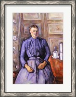 Framed Woman with a Coffee Pot