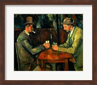 Framed Card Players 1890-95