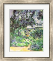 Framed Blue Landscape