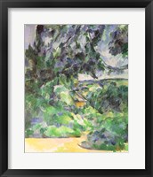 Framed Blue Landscape