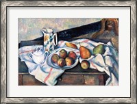 Framed Still Life of Peaches and Pears